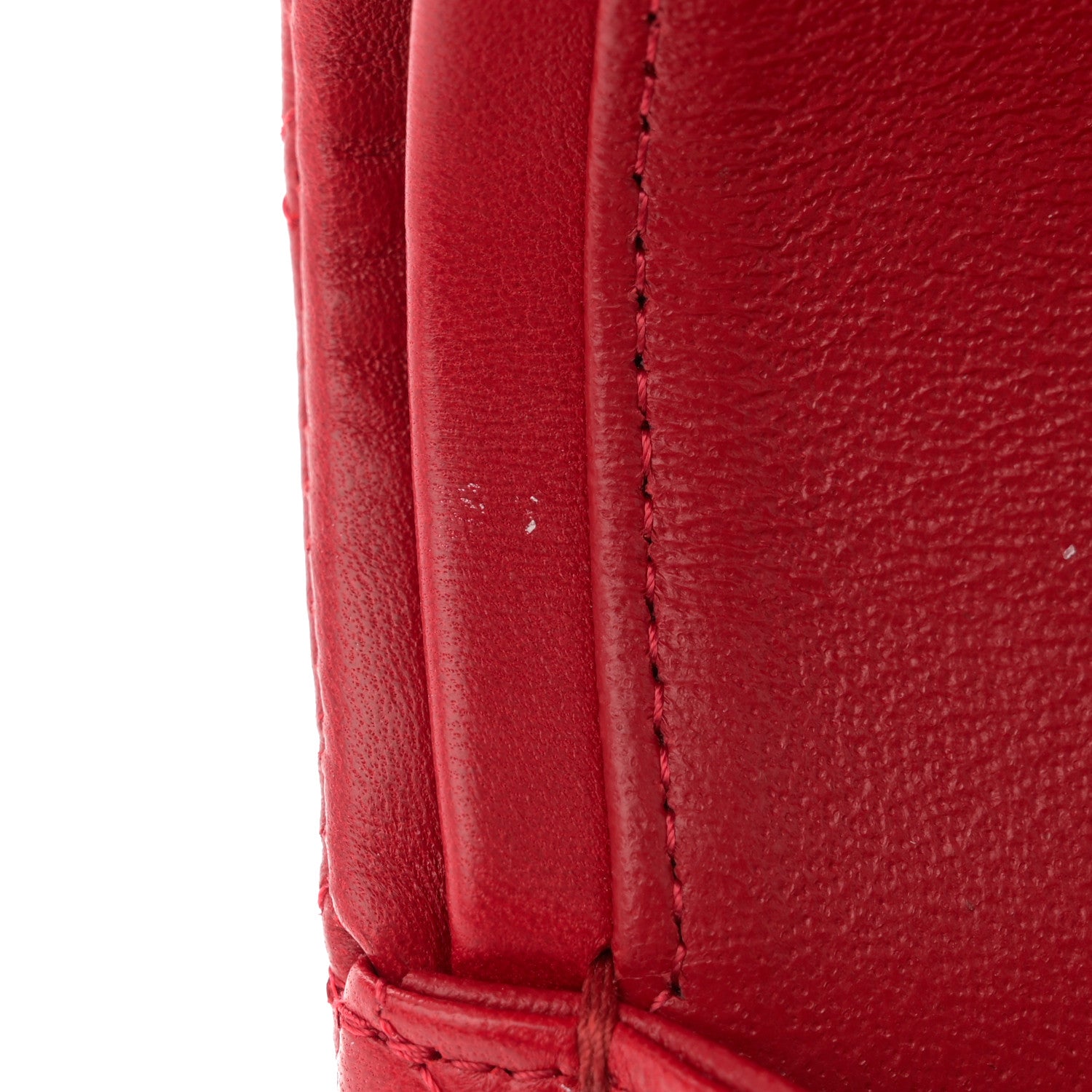Chanel Lambskin Quilted Medium Double Flap Red 10 of 13