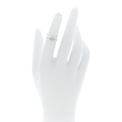 Gucci Sterling Silver 6mm Interlocking G Open Band Ring 54 7 2 of 4