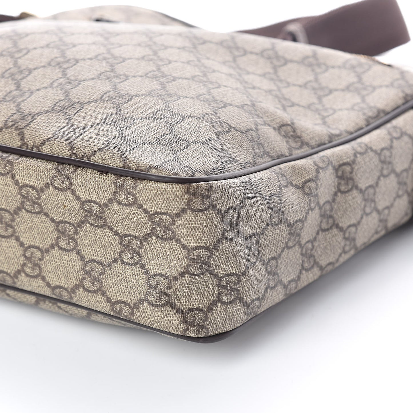 GG Plus Monogram Medium Messenger Bag Dark Brown
