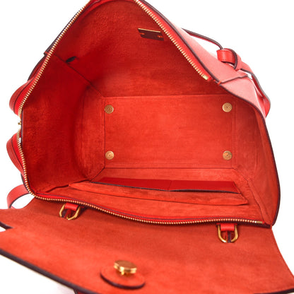 Celine Grained Calfskin Mini Belt Bag Vermillion 6 of 8