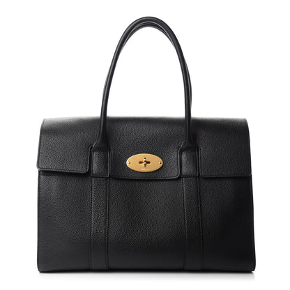 Mulberry Small Classic Grain Bayswater Black 1 of 9