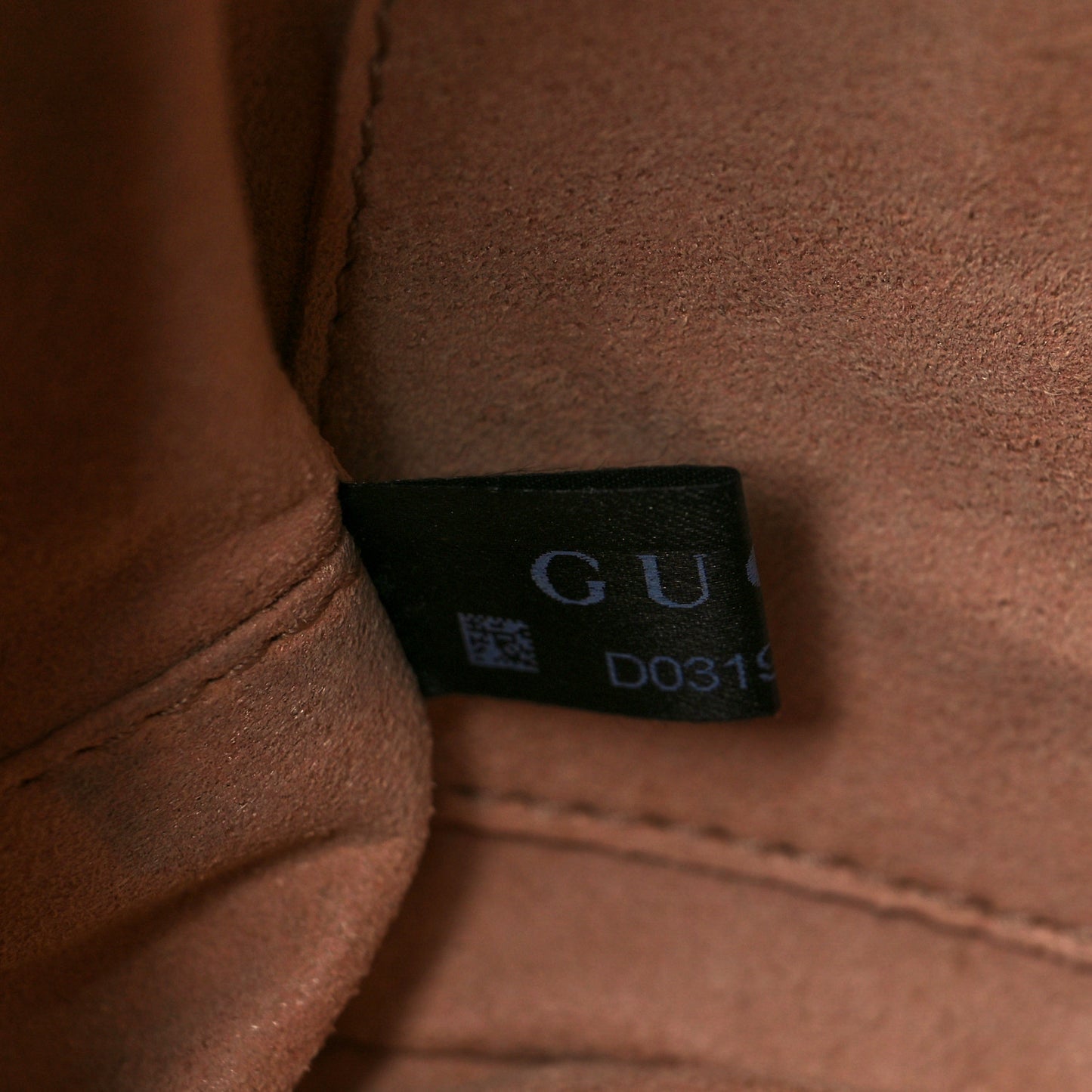 GG Supreme Monogram Mini Ophidia Top Handle Shoulder Bag Brown