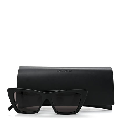 Saint Laurent Acetate Mica Cat Eye Sunglasses SL 276 Black 7 of 7