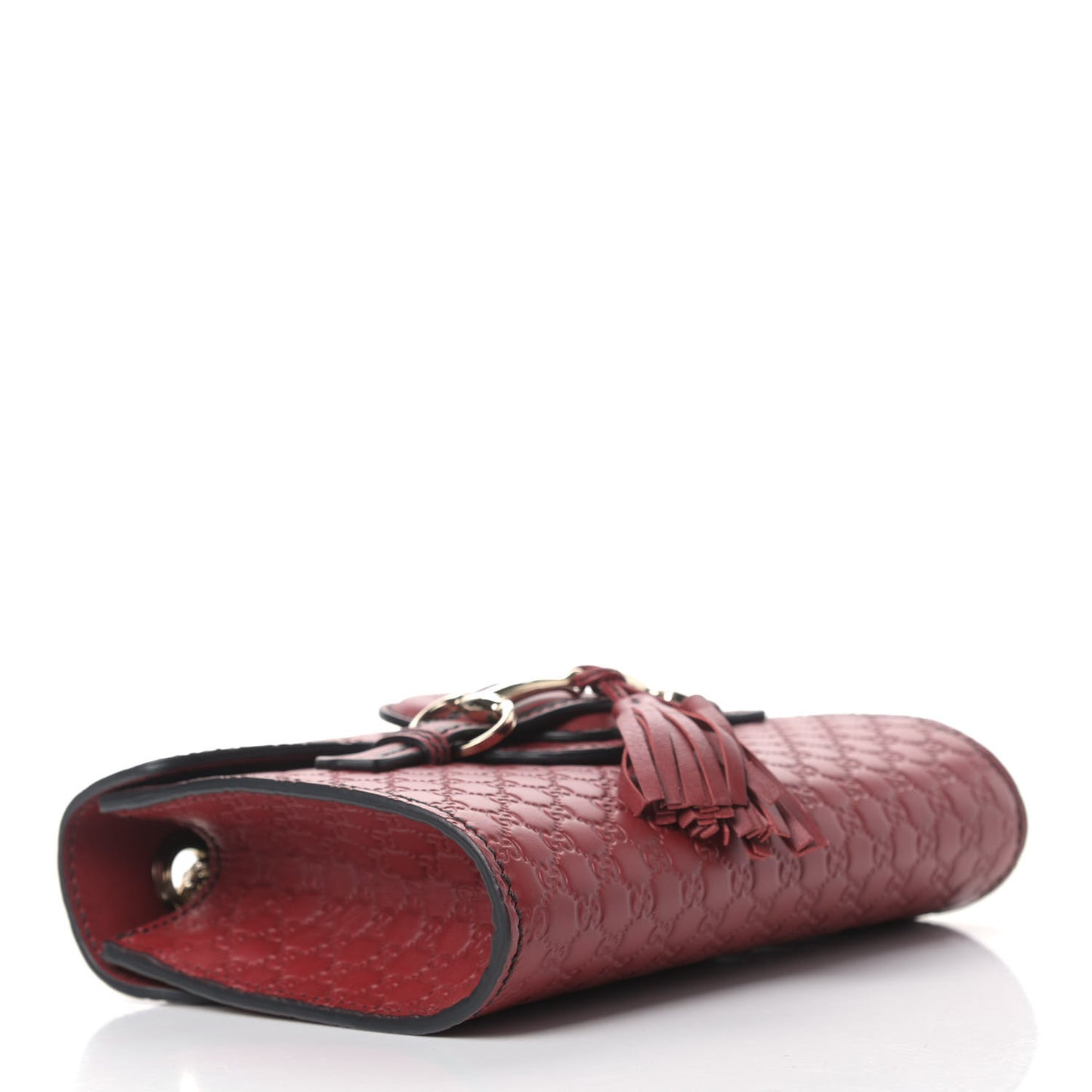 Soft Microguccissima Mini Emily Chain Shoulder Bag Rosso