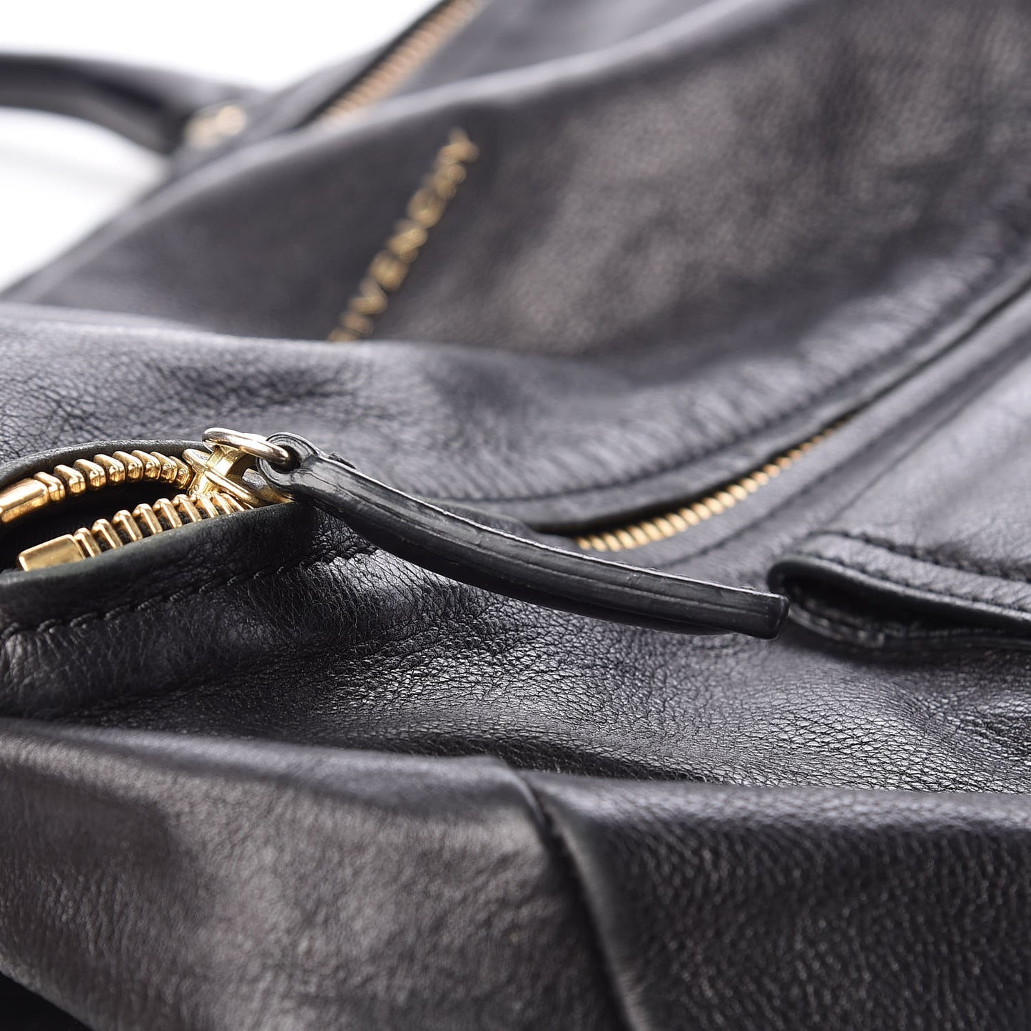 Sugar Goatskin Large Pandora Black