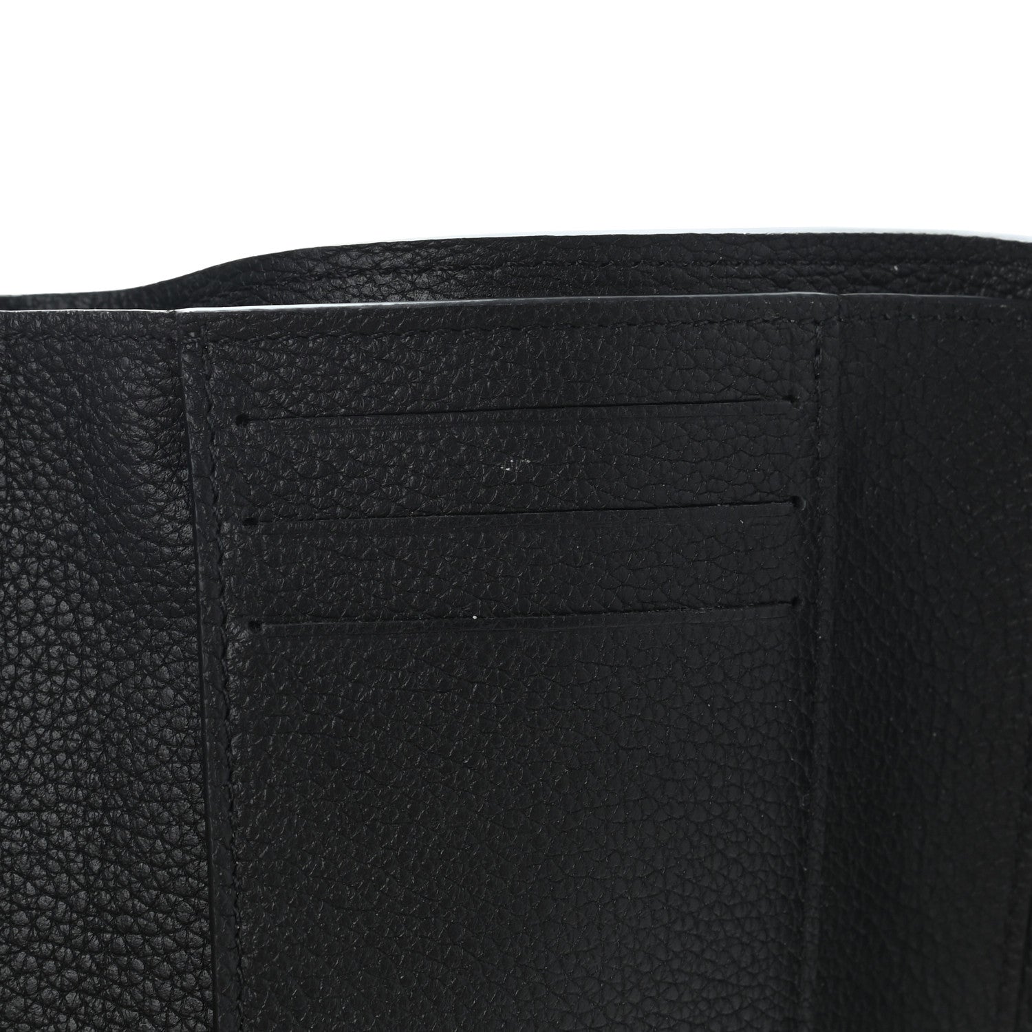 Louis Vuitton Soft Calfskin My Lockme Compact Wallet Black 8 of 8
