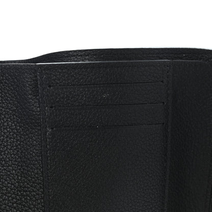 Louis Vuitton Soft Calfskin My Lockme Compact Wallet Black 8 of 8