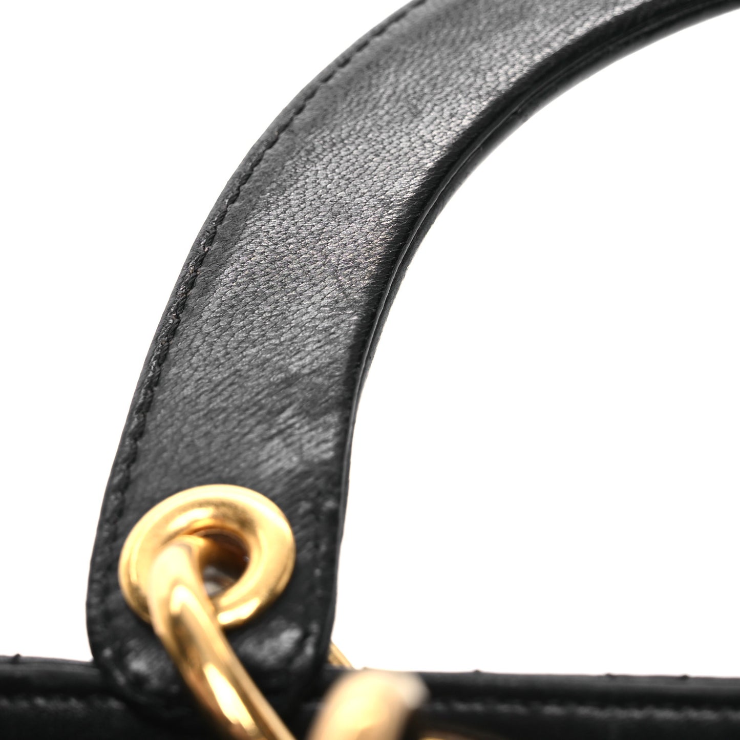 Lambskin Cannage Medium Lady Dior Black