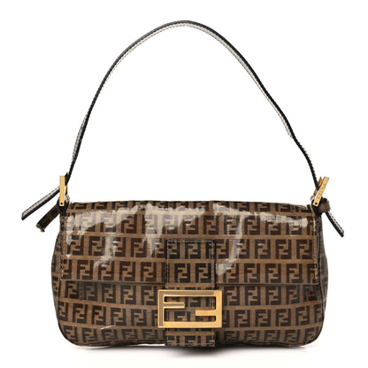 Fendi Vinyl Zucchino Baguette Tobacco 1 of 13