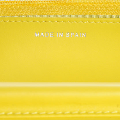 Chanel Caviar Timeless CC Wallet on Chain WOC Yellow 10 of 11