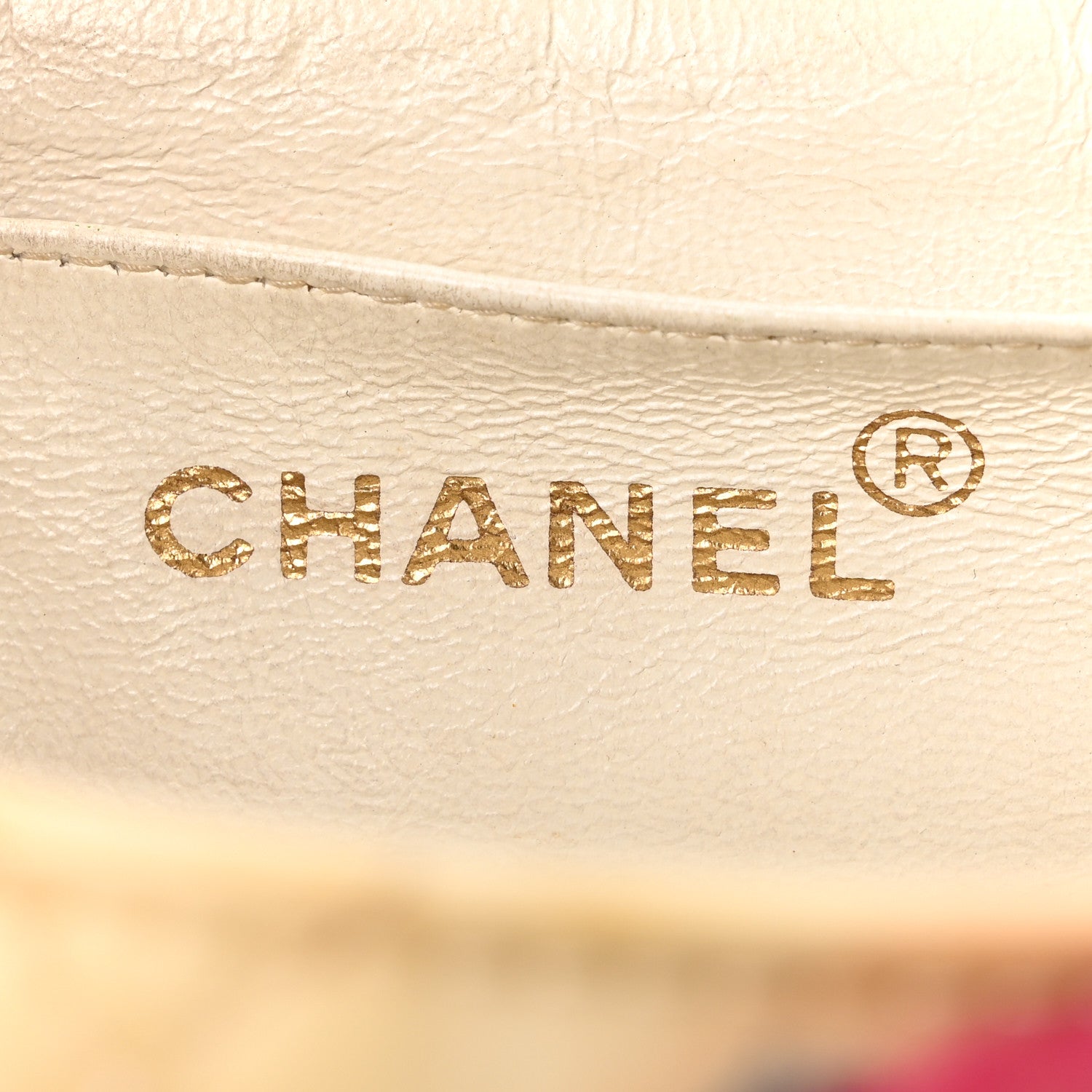 Chanel Coated Canvas Quilted Lips and Kisses Graffiti XL Jumbo Single Flap White Multicolor 6 of 10