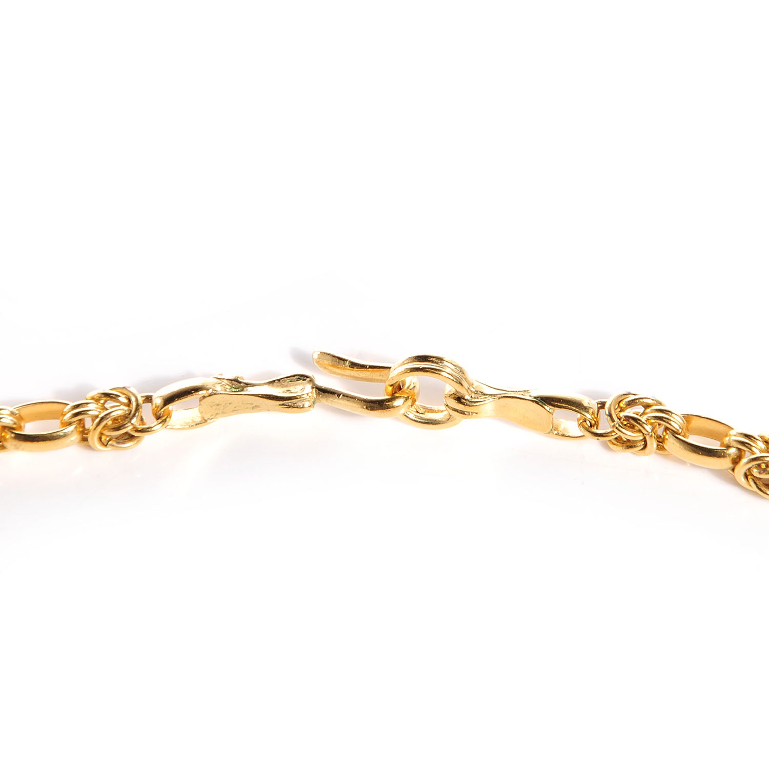 Chanel Jeweled Pearl CC Logo Drop Necklace Gold 5 of 6