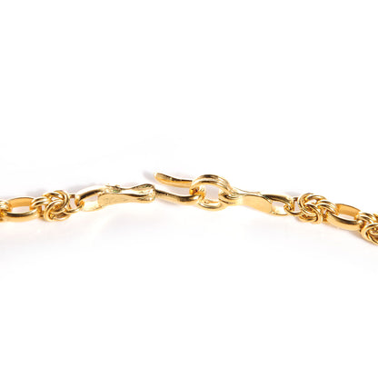 Chanel Jeweled Pearl CC Logo Drop Necklace Gold 5 of 6