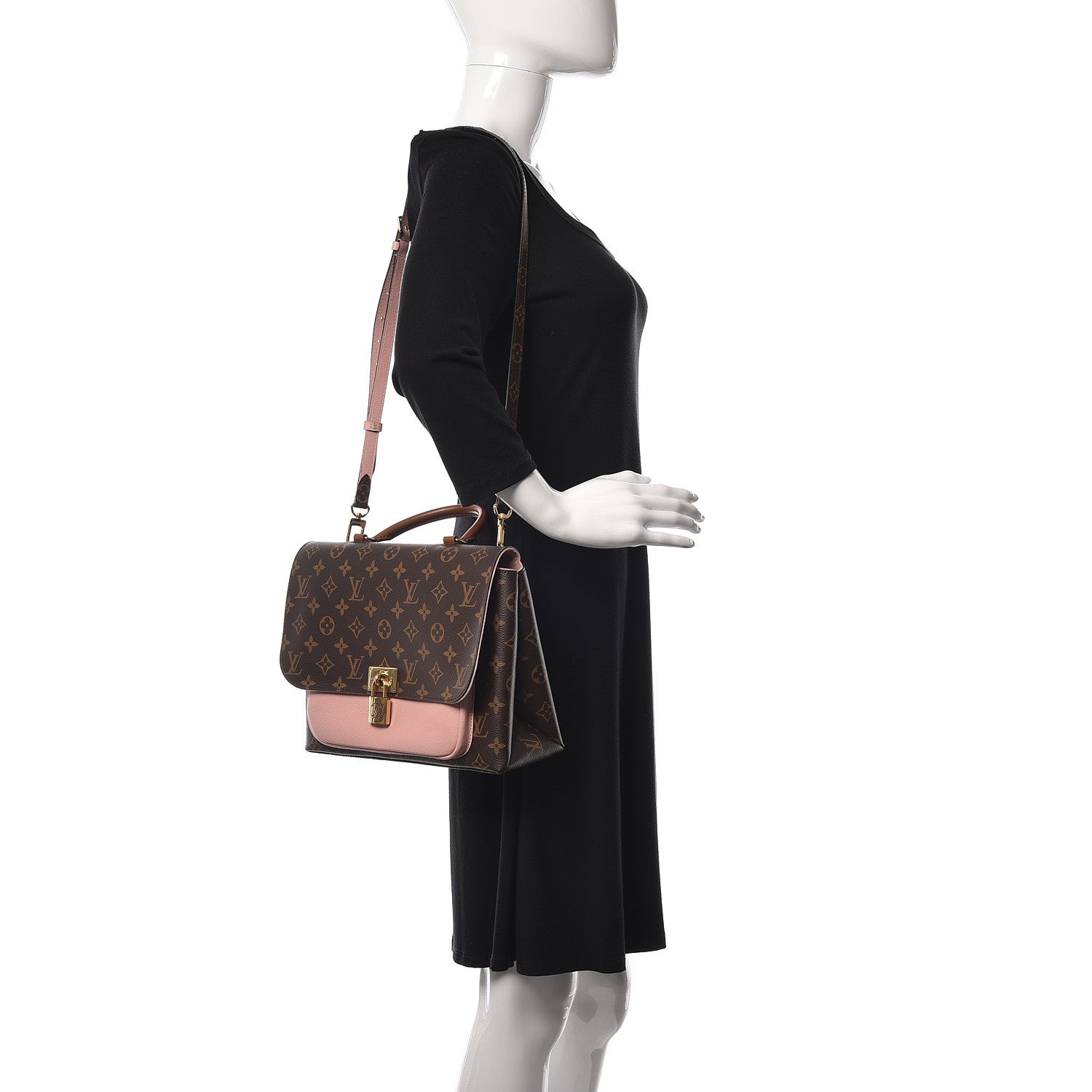Louis Vuitton Monogram Marignan Rose Poudre 2 of 17