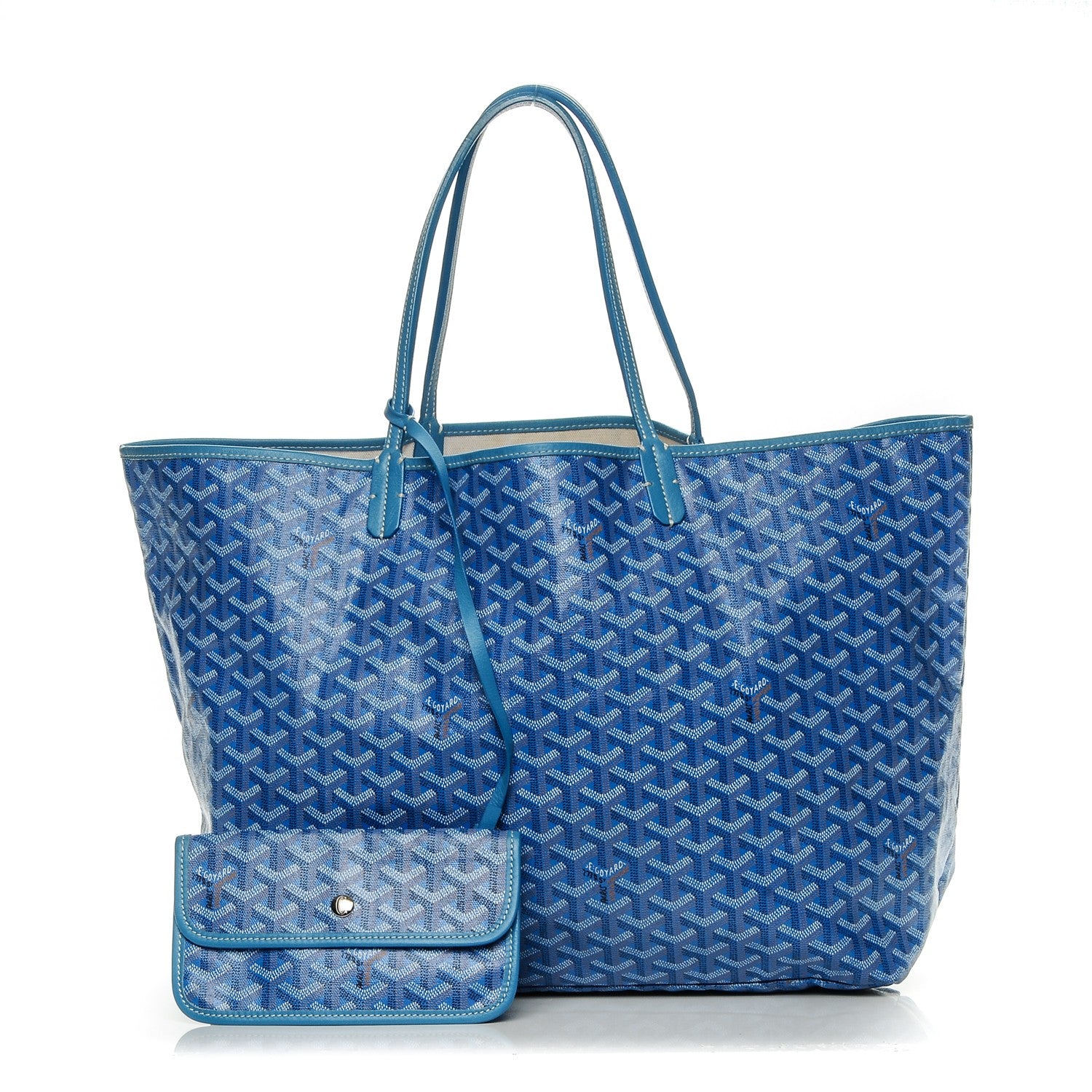 Goyard Goyardine Saint Louis GM Sky Blue 1 of 12