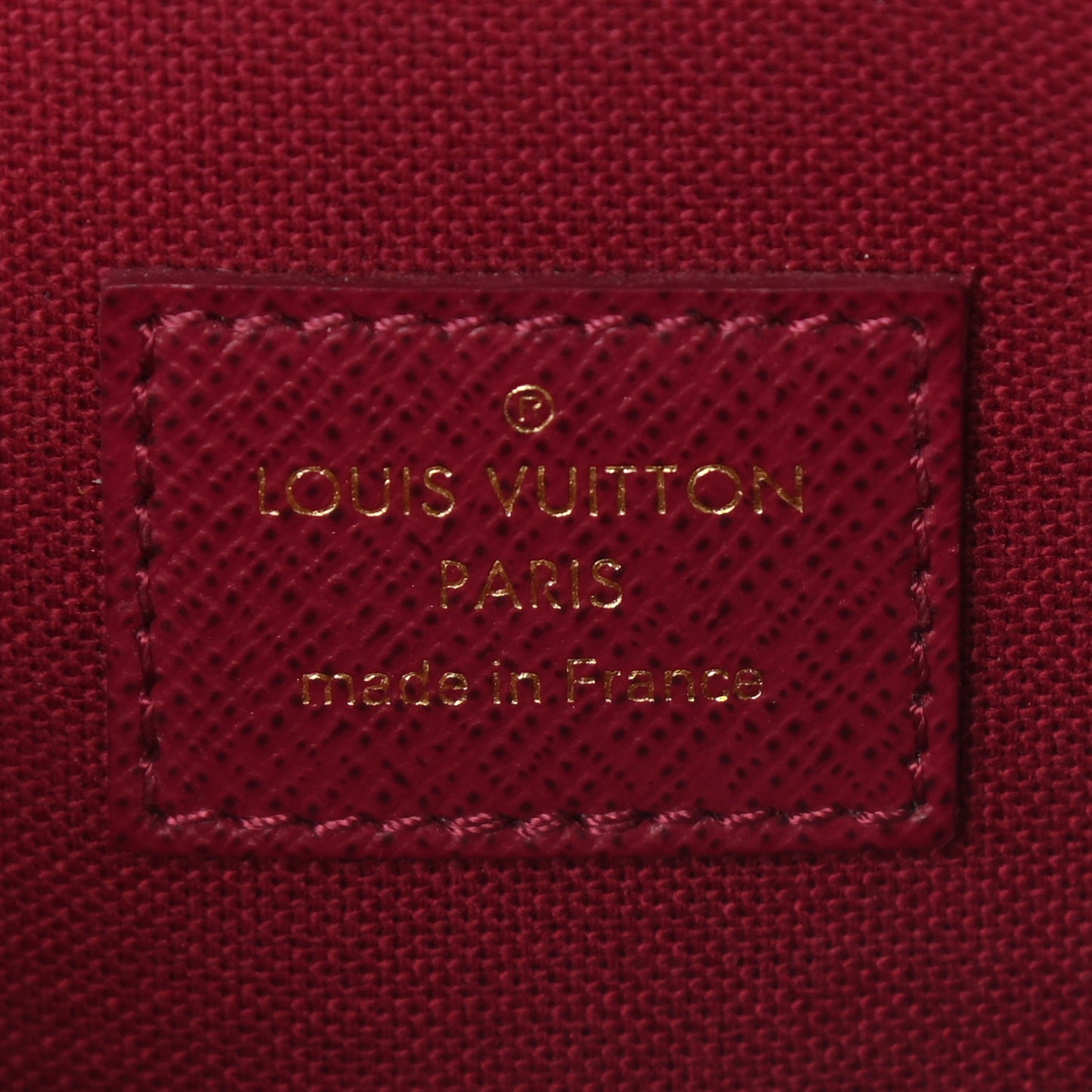 Monogram Pochette Felicie Chain Wallet Fuchsia