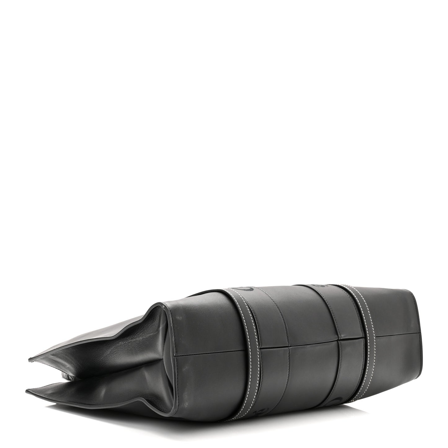 Calfskin Large Woody Tote Black