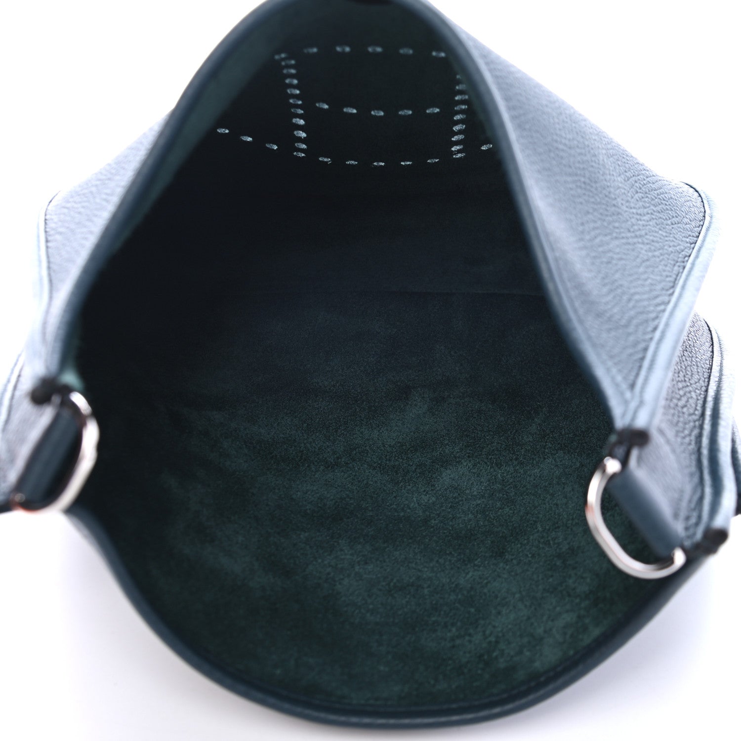 Hermes Taurillon Clemence Evelyne III PM Vert Cypress 4 of 4