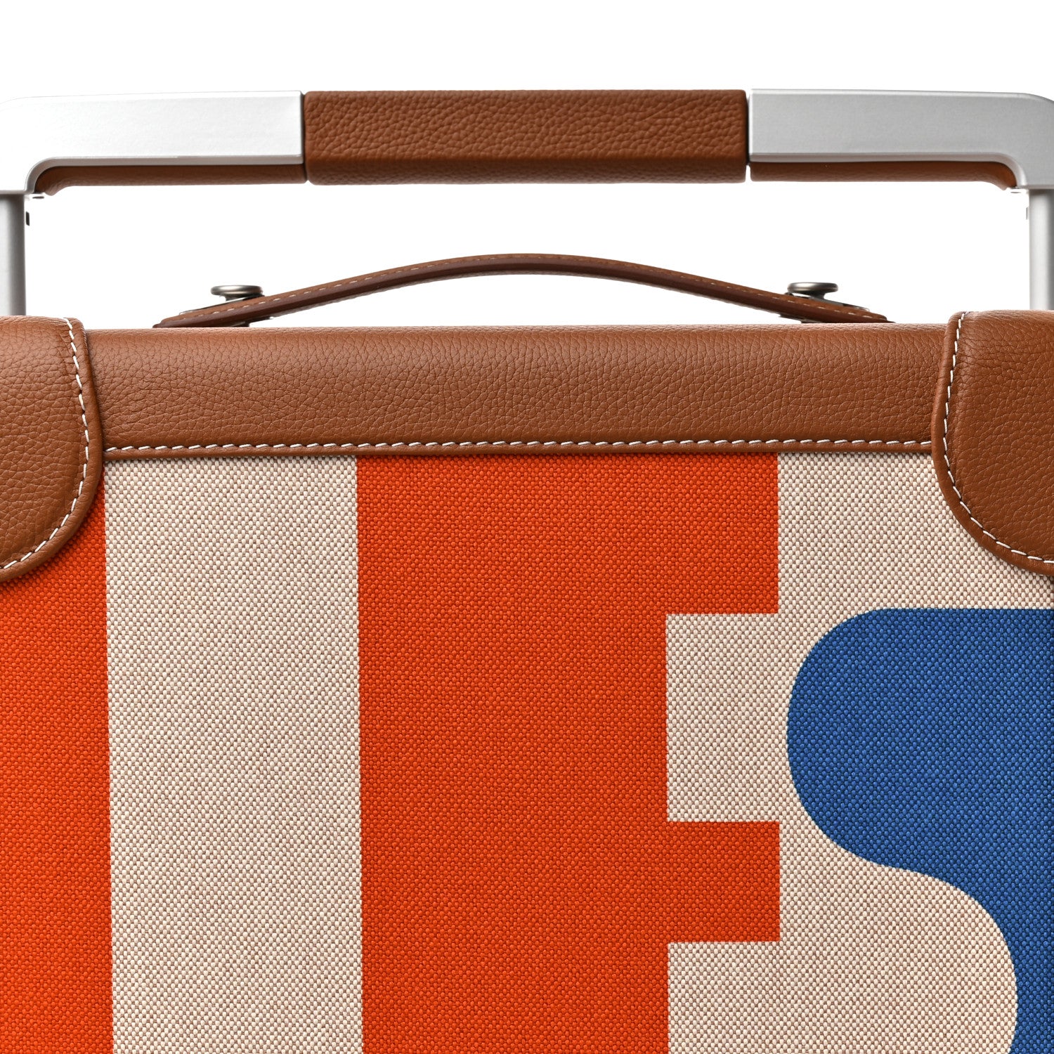 Hermes Canvas Taurillon Regate RMS Rolling Trolley Luggage Multicolor 6 of 8