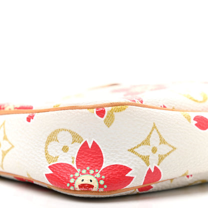 Louis Vuitton Monogram Cherry Blossom Pochette Accessories Red 8 of 10