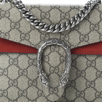 Gucci GG Supreme Monogram Mini Dionysus Shoulder Bag Hibiscus Red 10 of 11