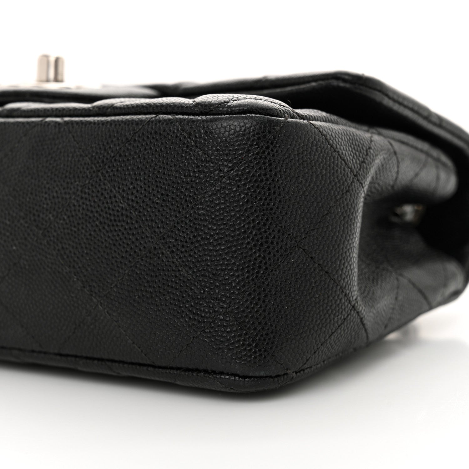 Chanel Caviar Quilted Mini Rectangular Flap Black 10 of 12