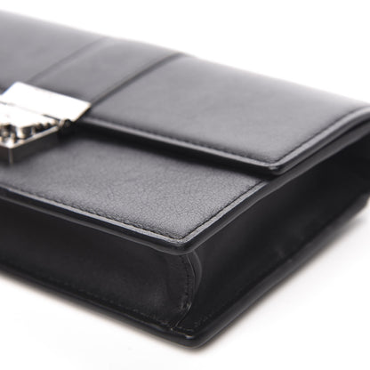 MCM Calfskin Large Karoline Crossbody Wallet Black 8 of 9