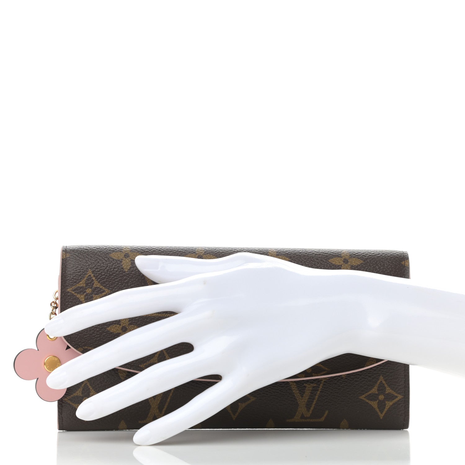Louis Vuitton Monogram Bloom Flower Emilie Wallet 2 of 7