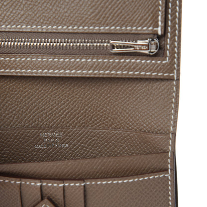 Hermes Epsom Bearn Compact Wallet Etoupe 6 of 7