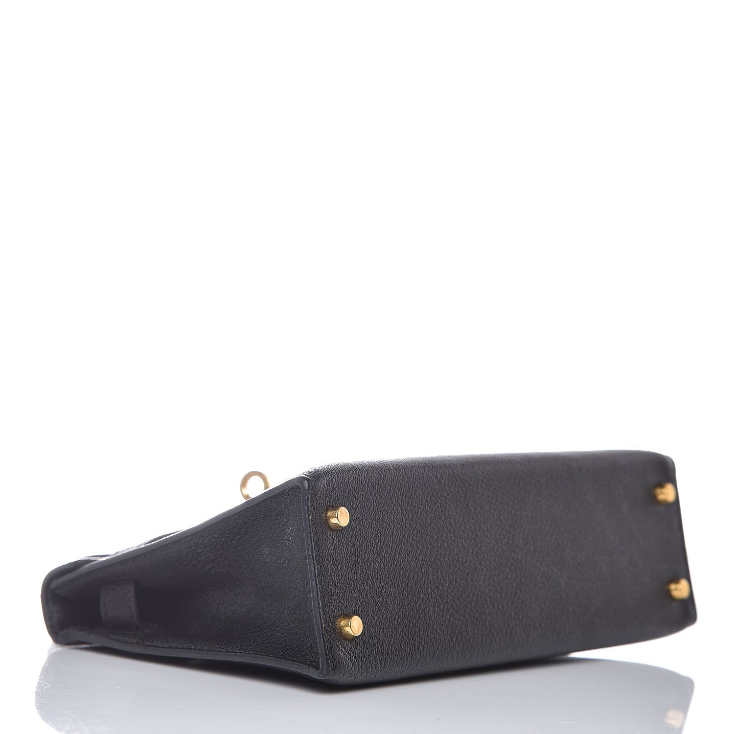Hermes Chevre Chandra Mini Kelly Sellier 20 Black 5 of 37