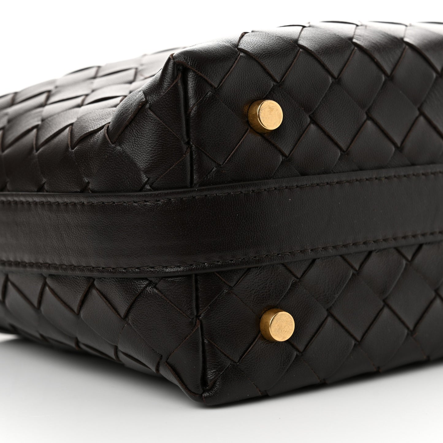 Calfskin Nappa Intrecciato Mini Wallace Fondant