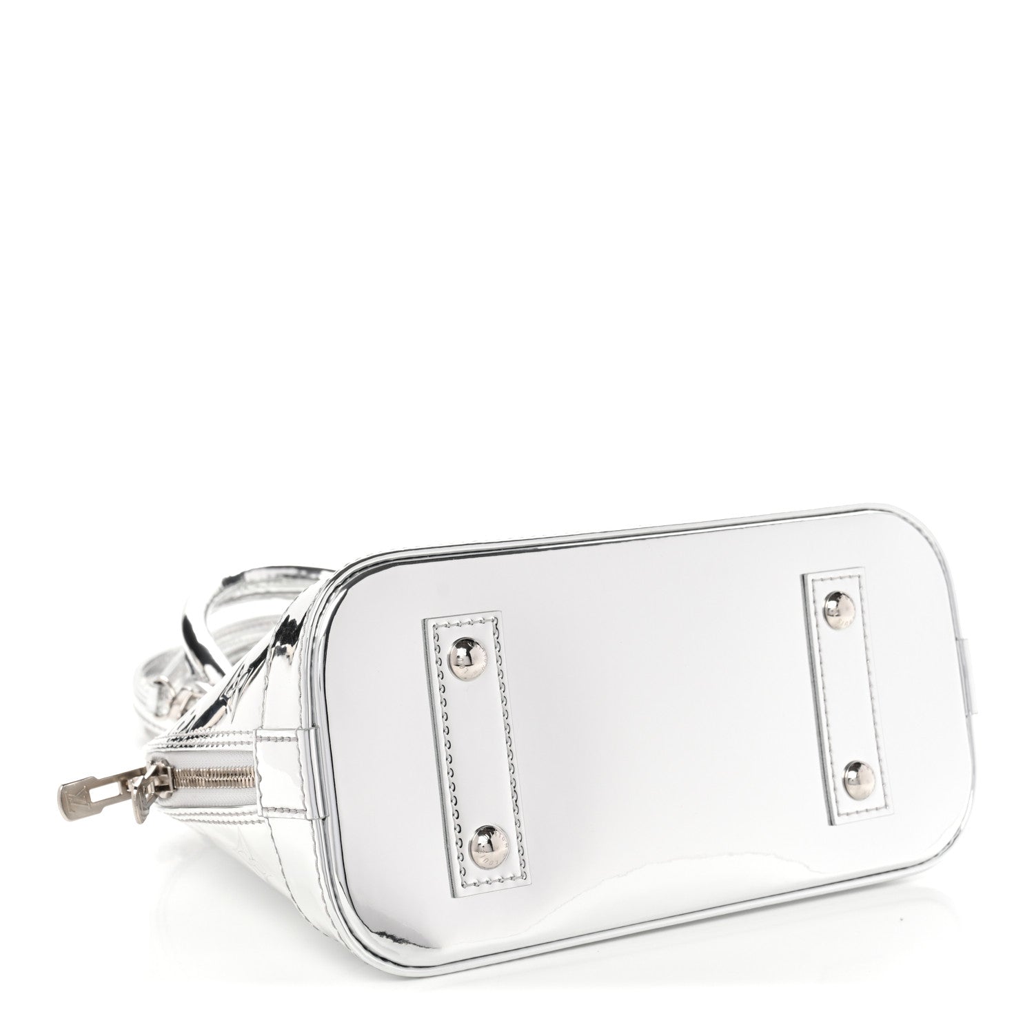 Louis Vuitton Monogram Miroir Alma BB Silver 4 of 9