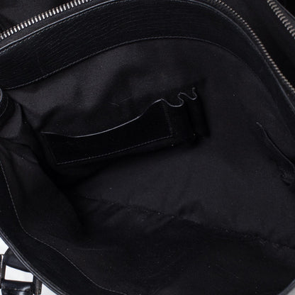Gucci Leather Briefcase Laptop Work Bag Black 10 of 10