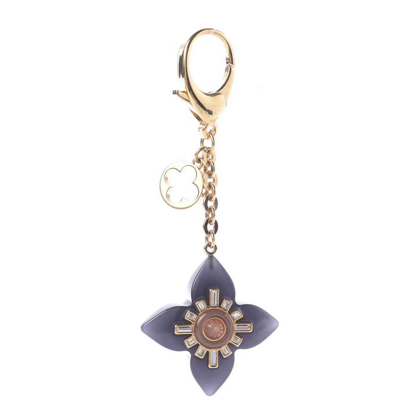 Fleur d'Etoile Bag Charm Black