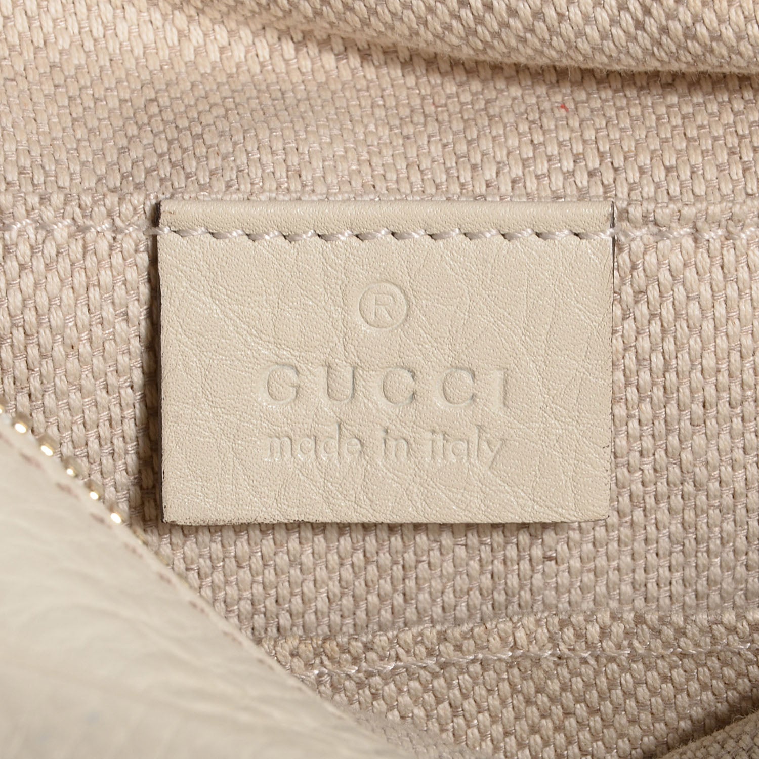 Gucci Pebbled Calfskin Small Soho Disco Bag Off White 6 of 8