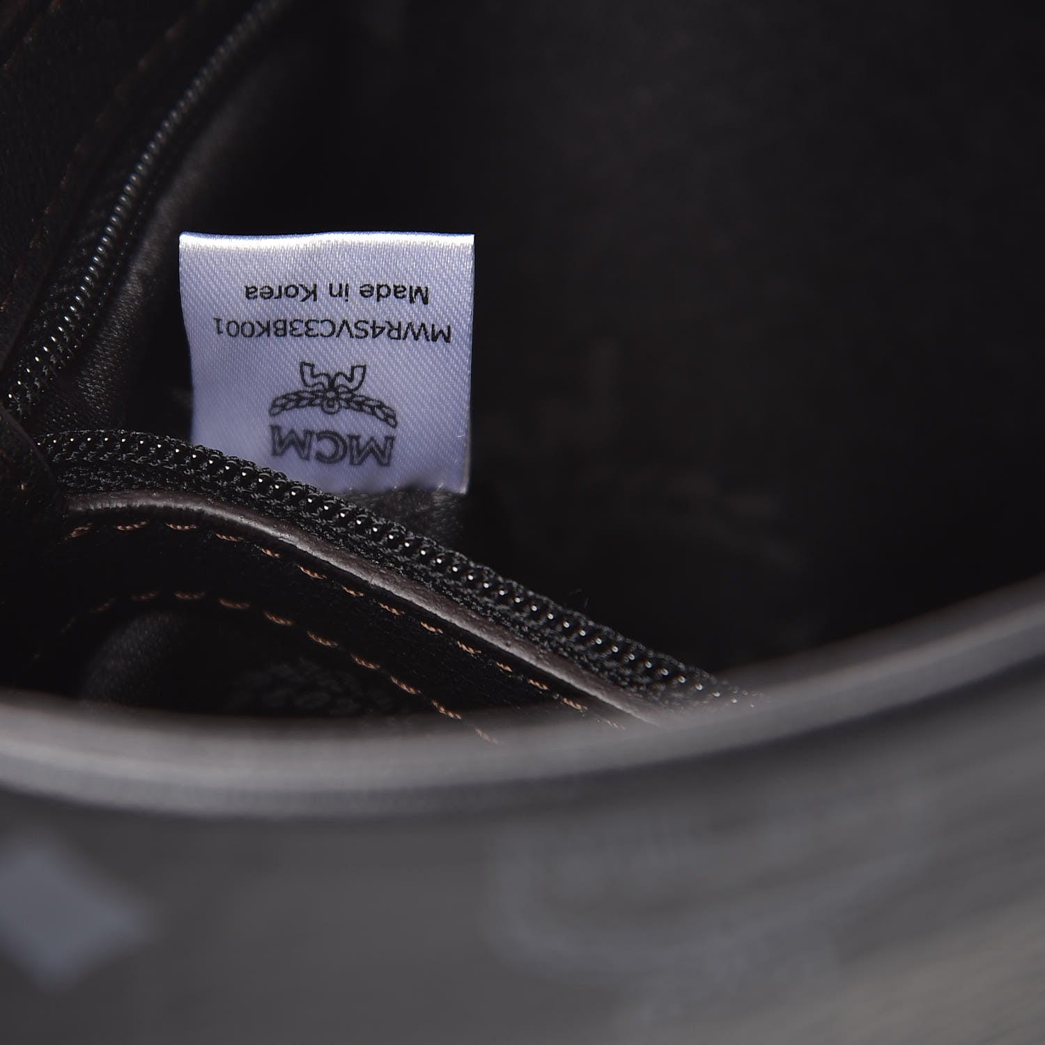 MCM Visetos Mini Crossbody Bag Black 8 of 10