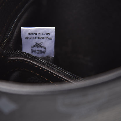 MCM Visetos Mini Crossbody Bag Black 8 of 10