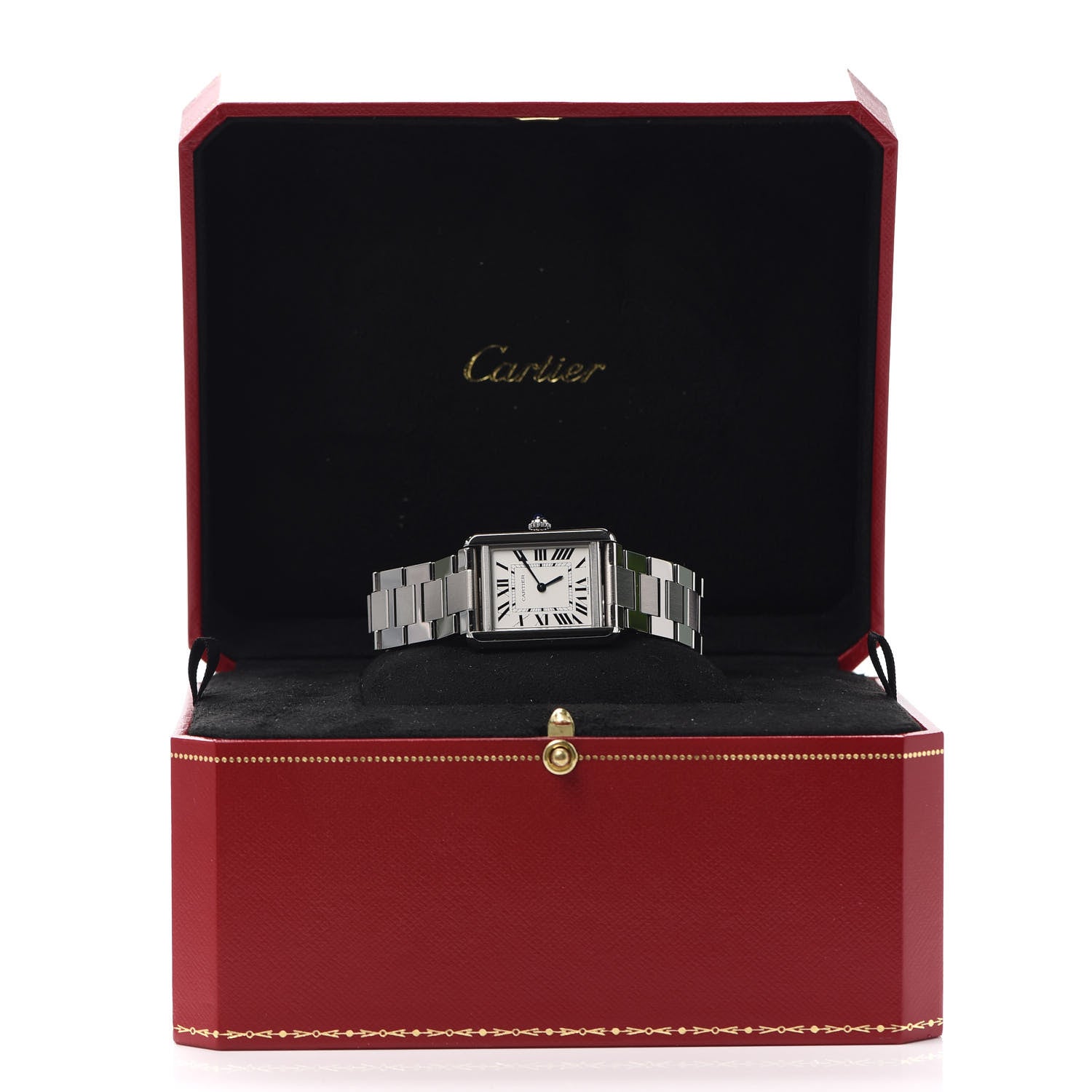 Cartier Stainless Steel 24mm Tank Solo Quartz Watch 6 of 6