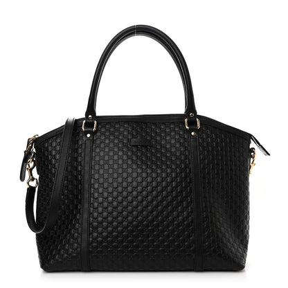 Gucci Soft Microguccissima Dome Satchel Black 1 of 15