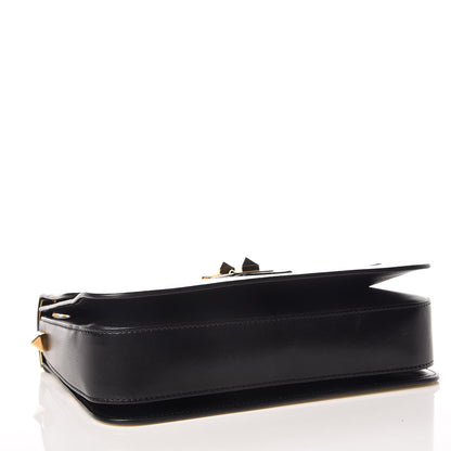 Valentino Garavani Nappa Striped B-Rockstud Flap Black Light Ivory 4 of 10