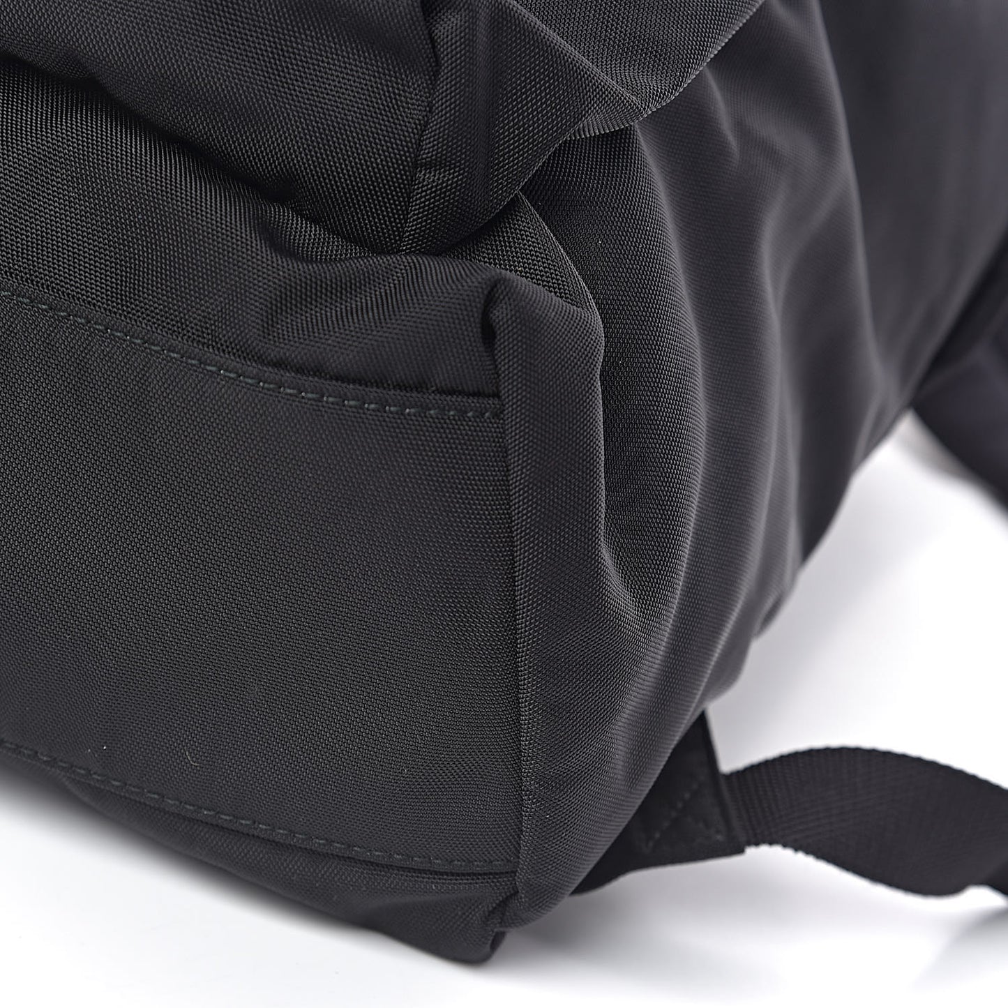 Nylon Milano Paris LA Embroidered Explorer Backpack Black