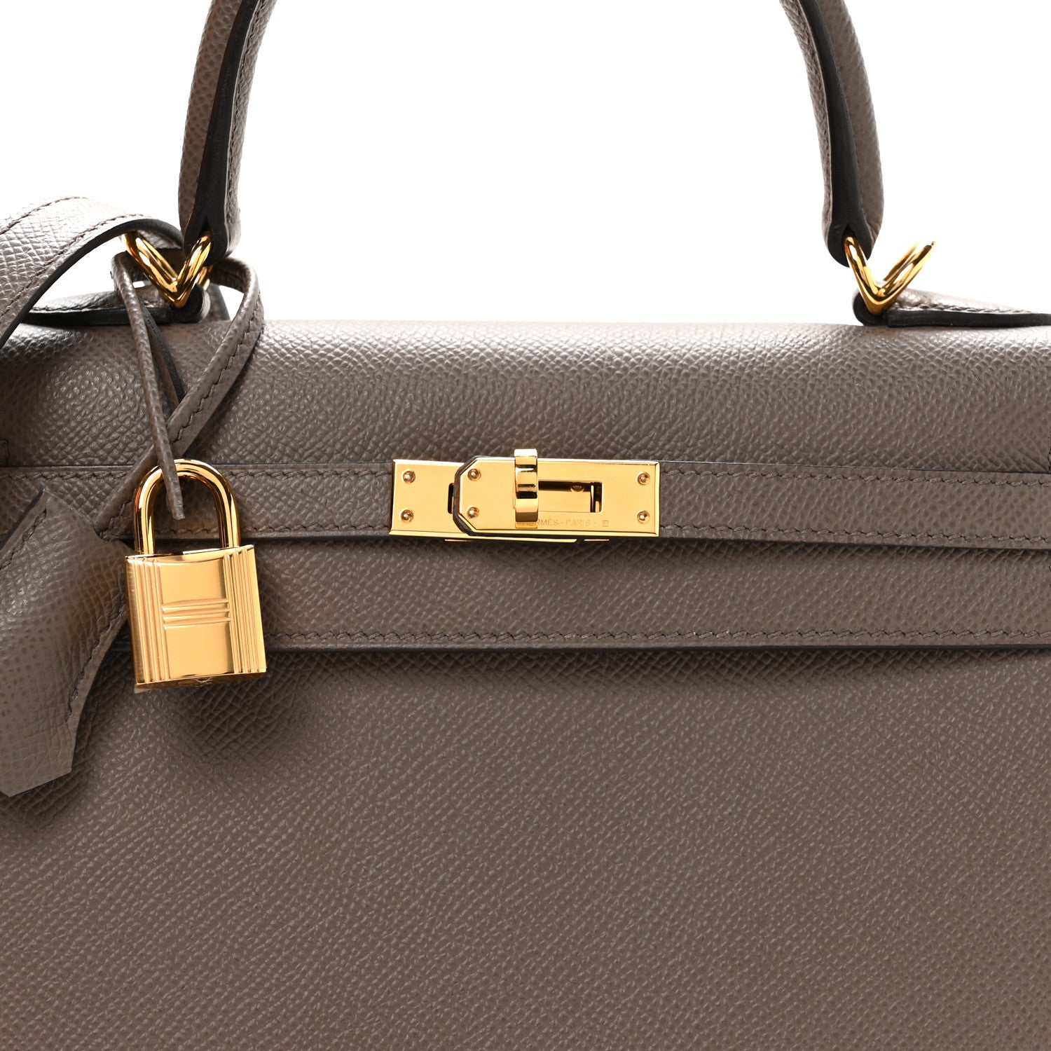Hermes Epsom Kelly Sellier 25 Etain 7 of 10