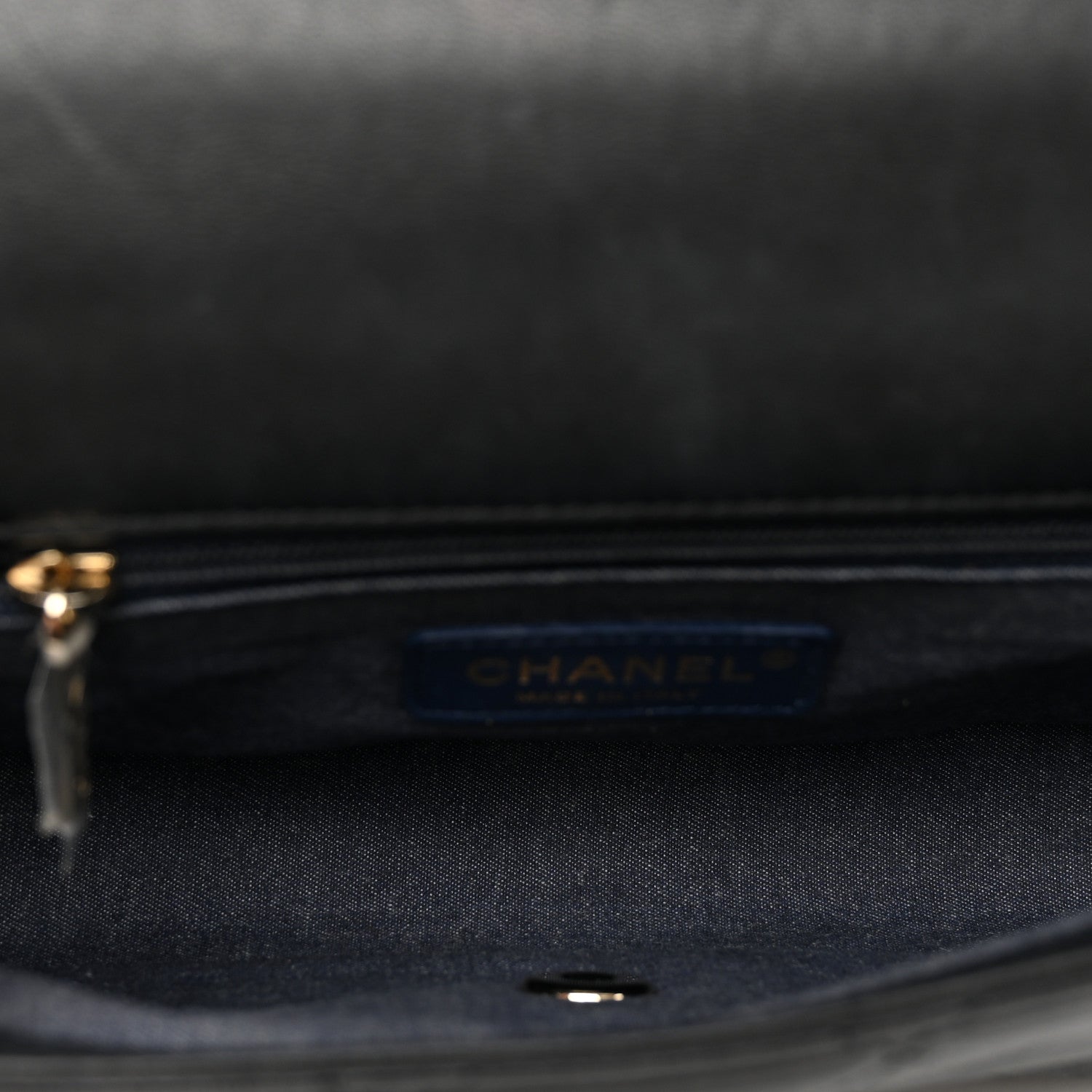 Chanel Lambskin Quilted Resin Bi-Color Chain Flap Bag Black 6 of 9