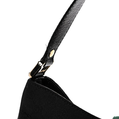 Gucci Monogram Large New Ladies Web Hobo Black 11 of 12