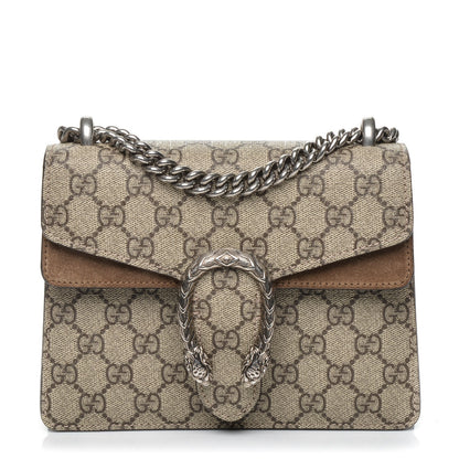 Gucci GG Supreme Monogram Mini Dionysus Shoulder Bag Taupe 1 of 7