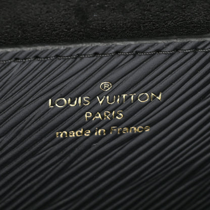 Louis Vuitton Epi Twist Braided Strap Shoulder Bag MM Black 7 of 9