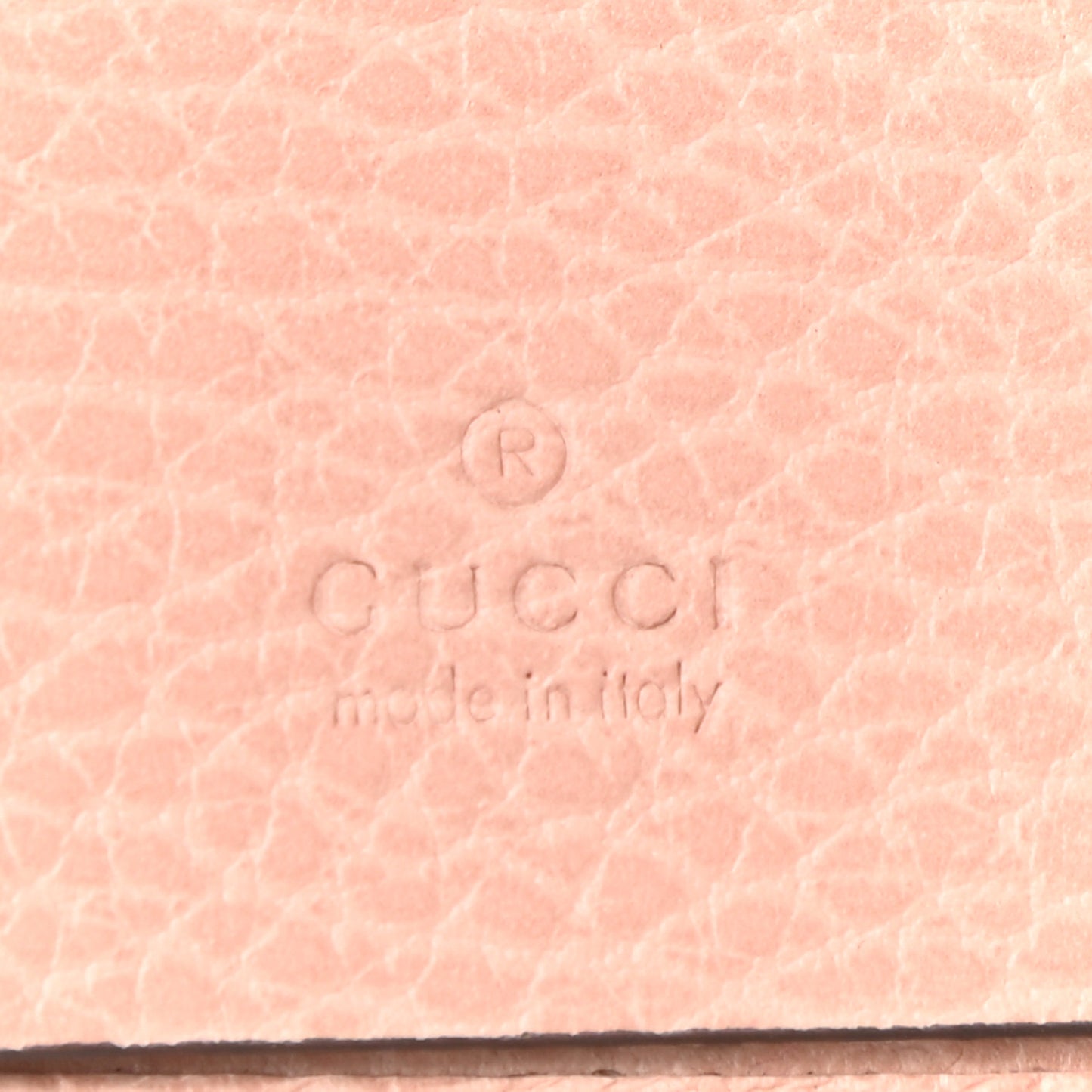 Dollar Calfskin GG Marmont 6 Key Holder Perfect Pink