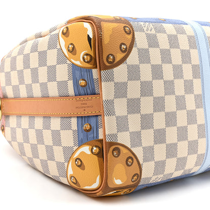 Louis Vuitton Damier Azur Summer Trunks Speedy Bandouliere 30 9 of 14