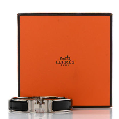 Hermes Enamel Narrow Clic Clac H Bracelet PM Black 6 of 6