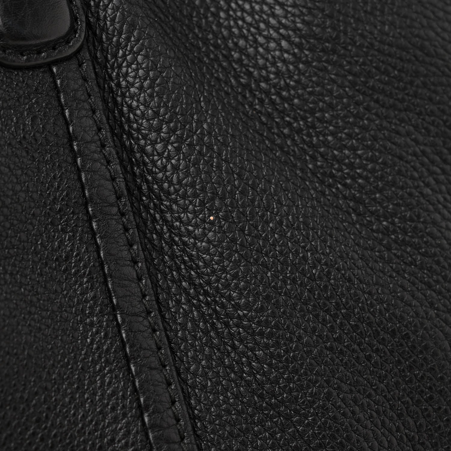 Gucci Pebbled Calfskin Large Soho Shoulder Bag Black 12 of 13